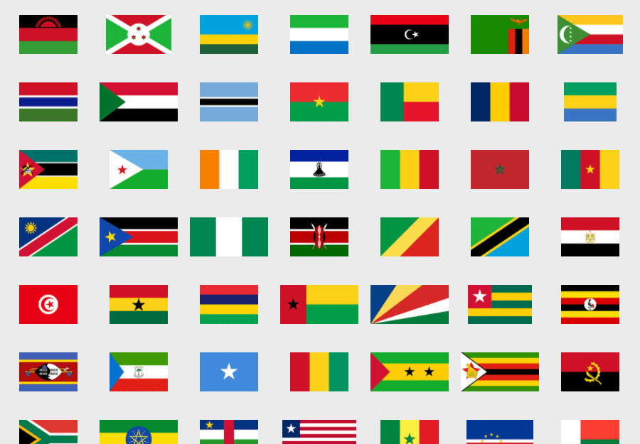 banderas de africa