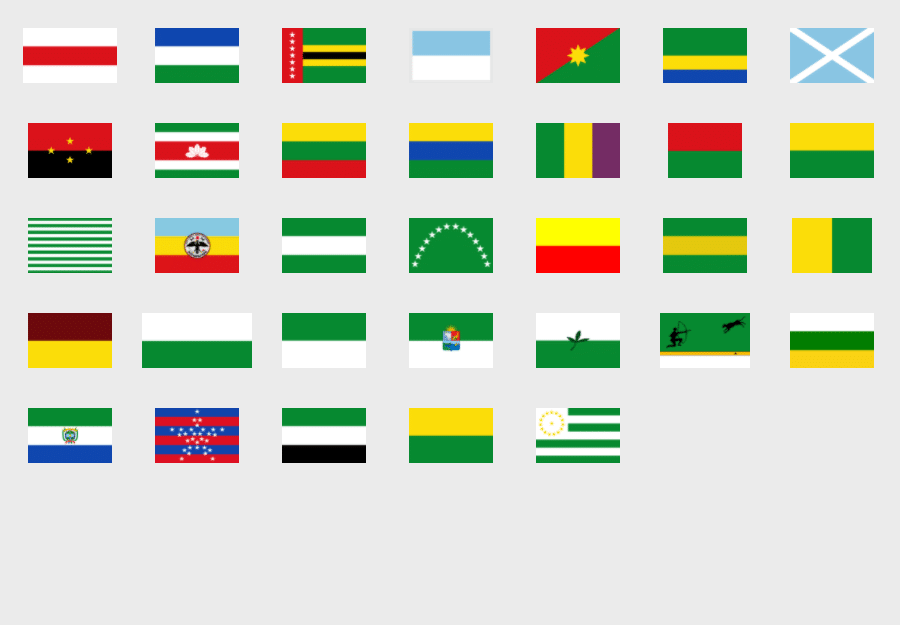 banderas de los departamentos de colombia