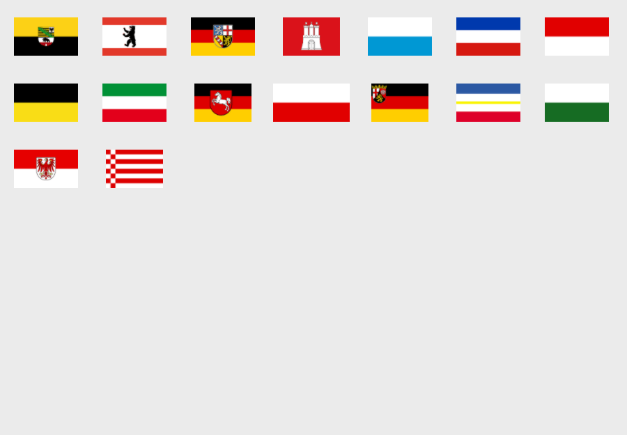 banderas de los estados de alemania