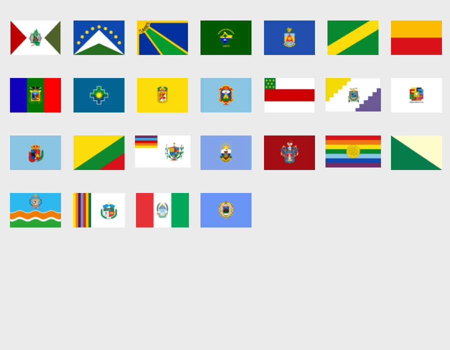 banderas regionales del peru