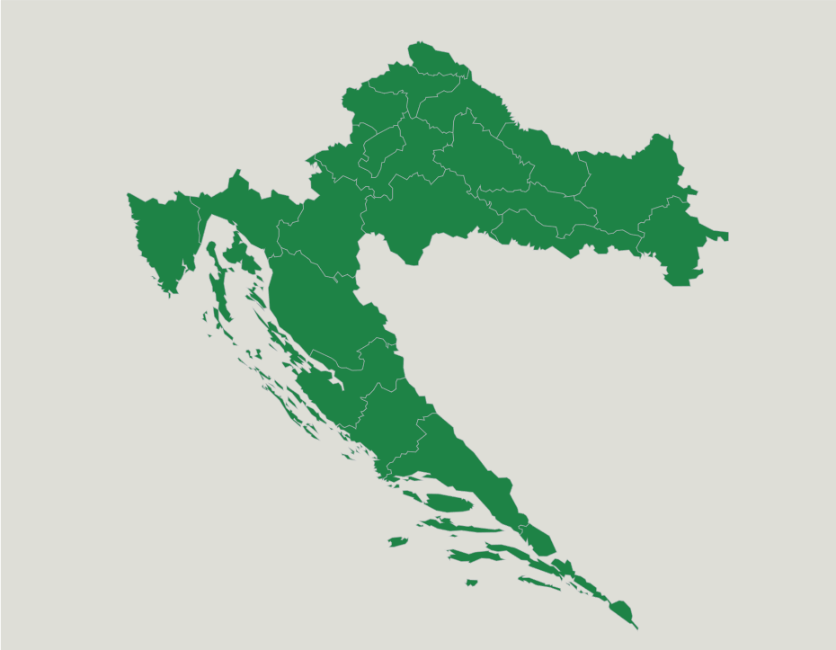 condados de croacia