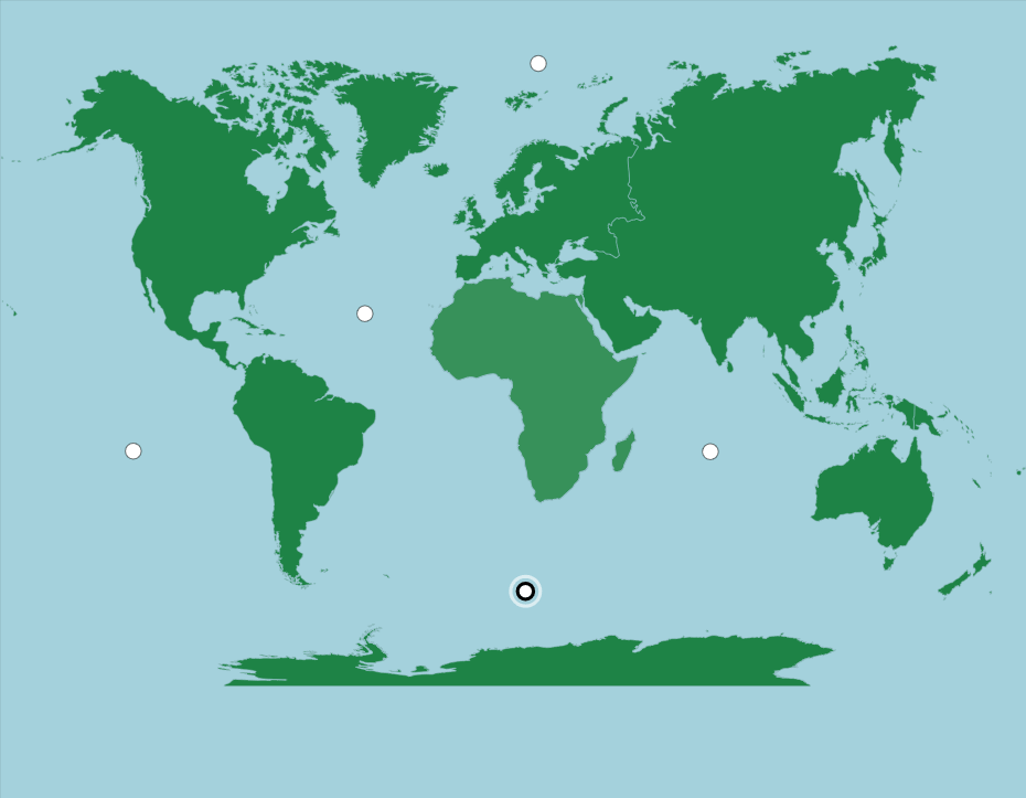 continentes y oceanos del mundo