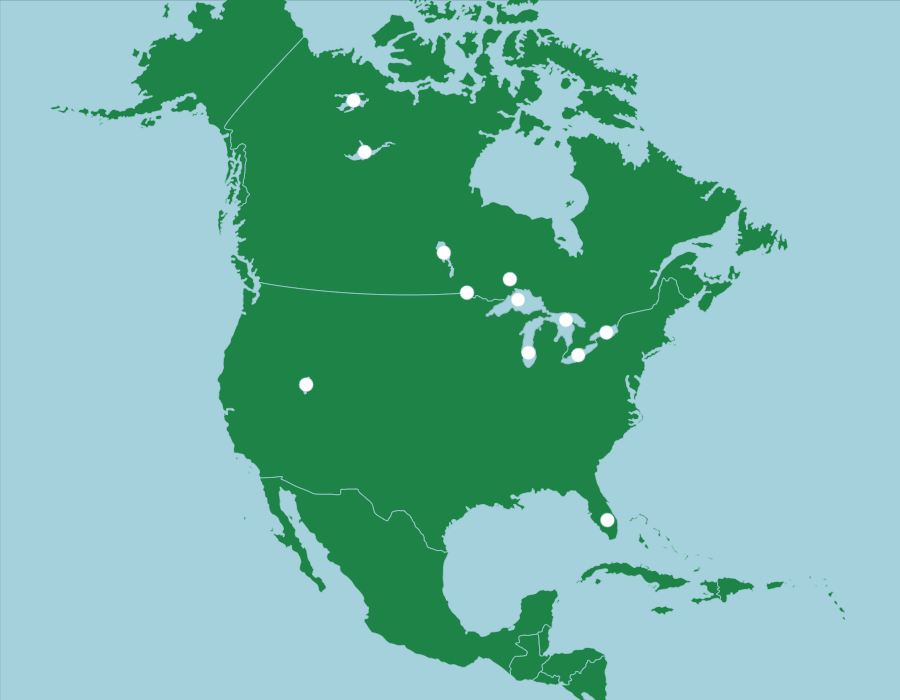 lagos de america del norte