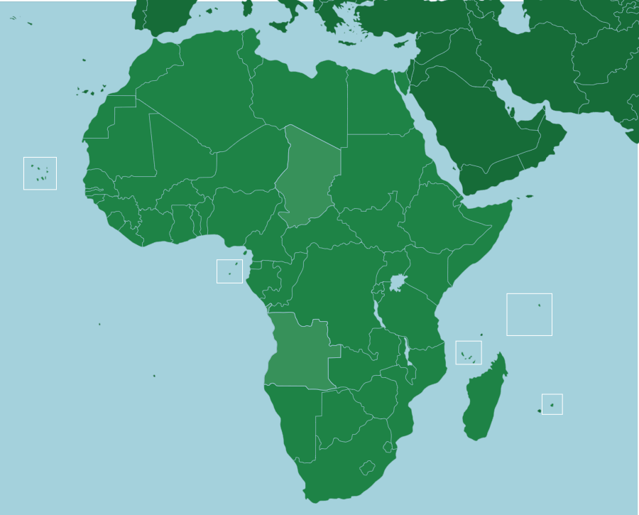 paises de africa