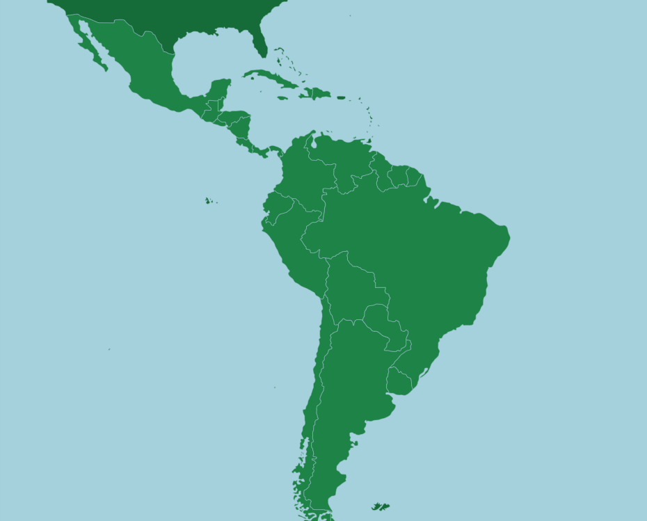 paises de america latina