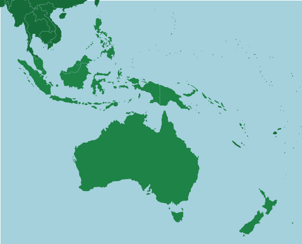 paises vecinos de australia